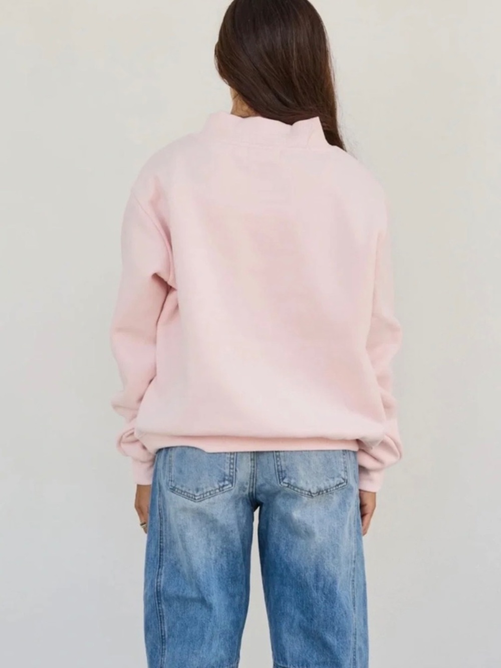 PARKE - Varsity Mockneck - Rose L/XL - Picture 3 of 6